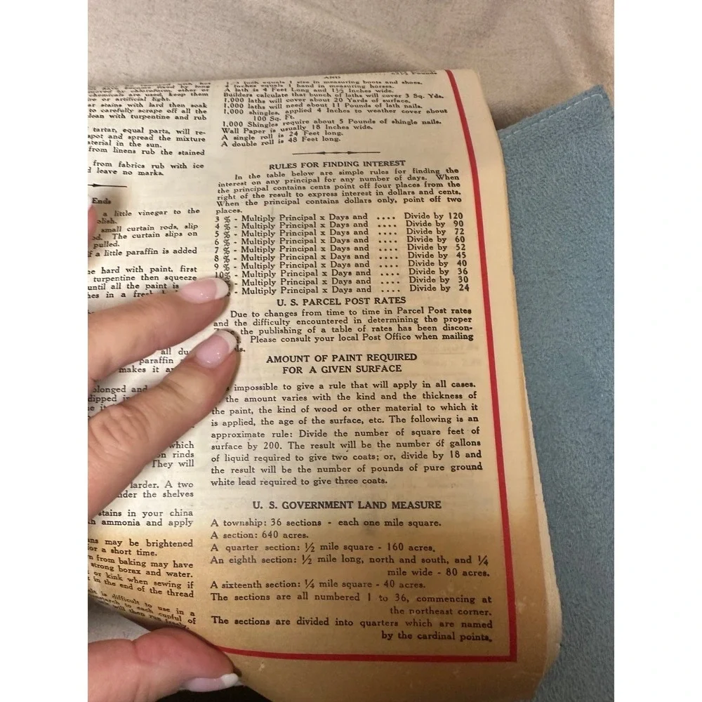 Vintage American Almanac Calendar 1976 Bi-Centennial CottageCore Folk Art Promo